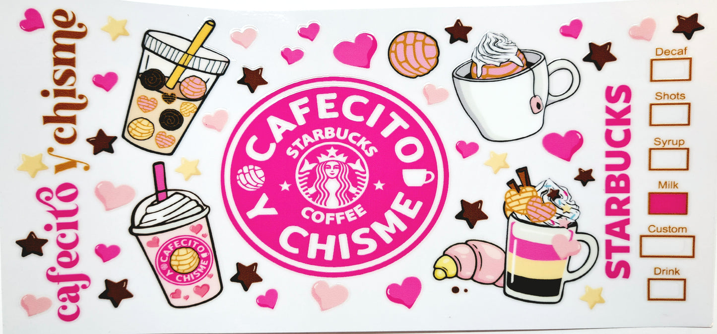 Verre avec paille - Cafe Starbucks