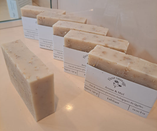 Savon Exfoliant - Avoine & Miel