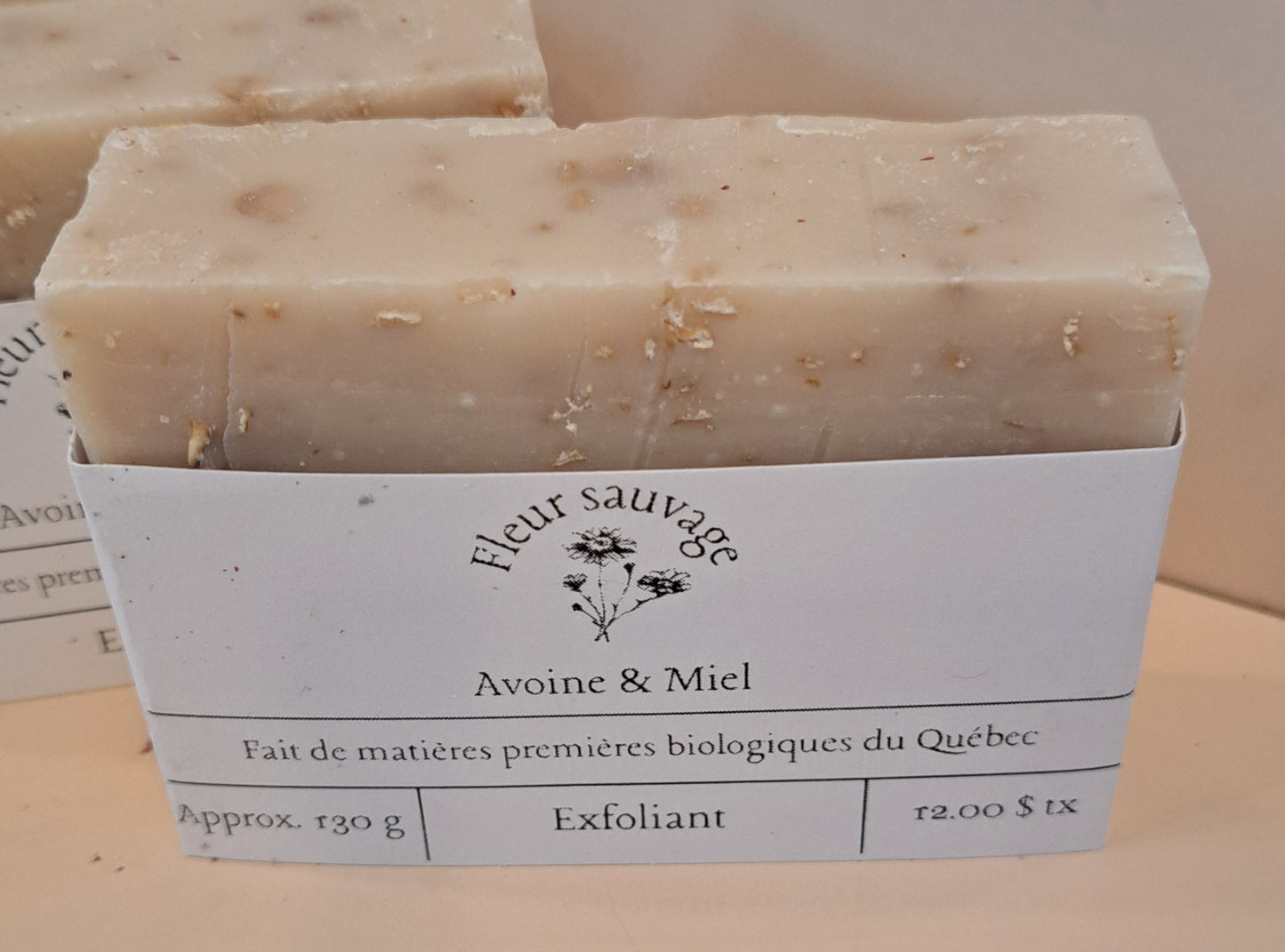 Savon Exfoliant - Avoine & Miel