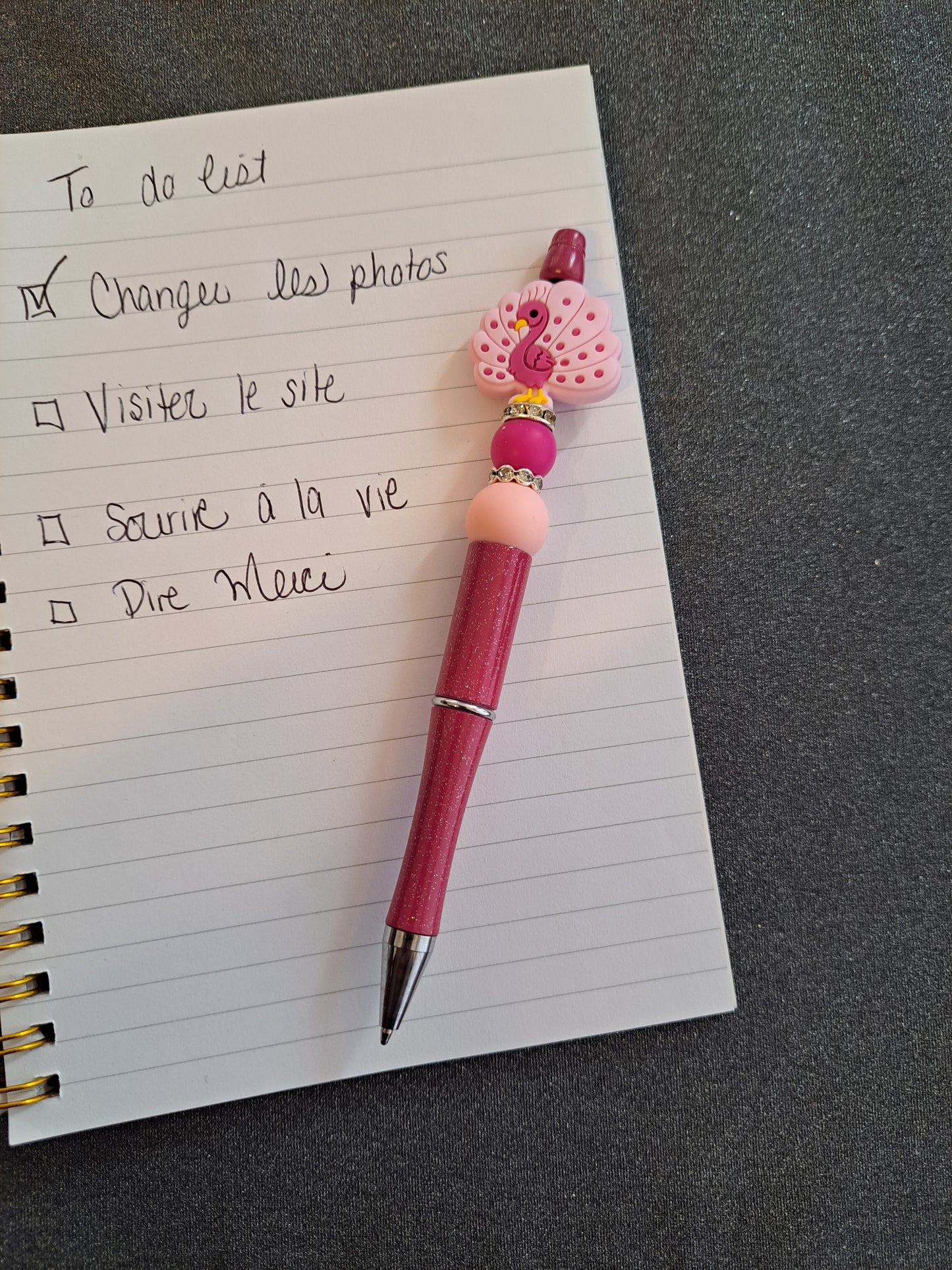 Stylo - Paon Rose