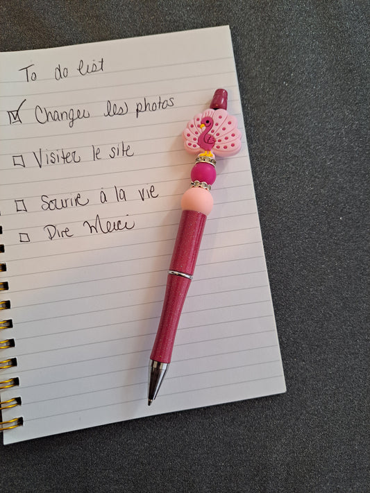 Stylo - Paon Rose