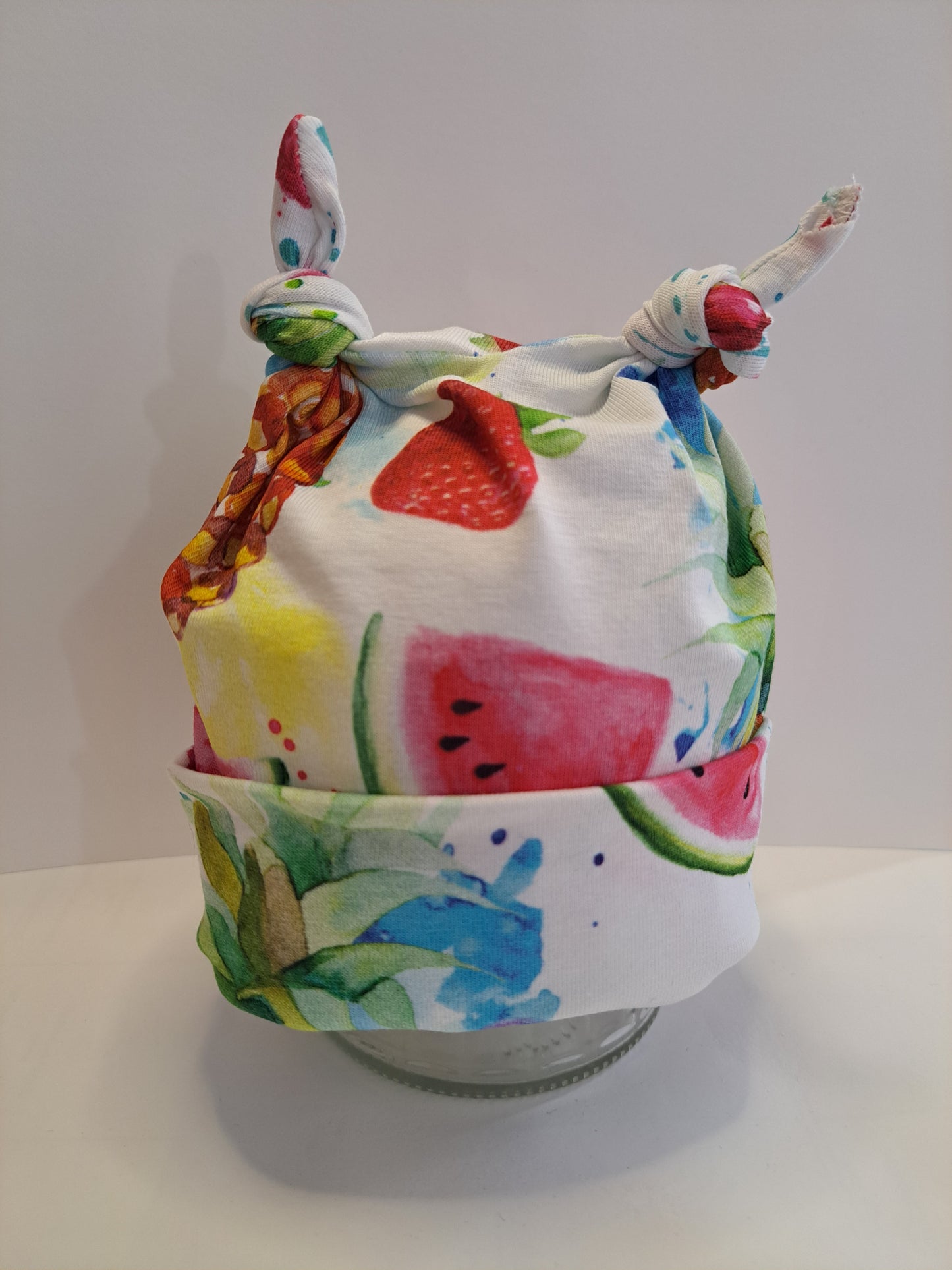 Bonnet bébé 0-3 mois - Salade de fruit