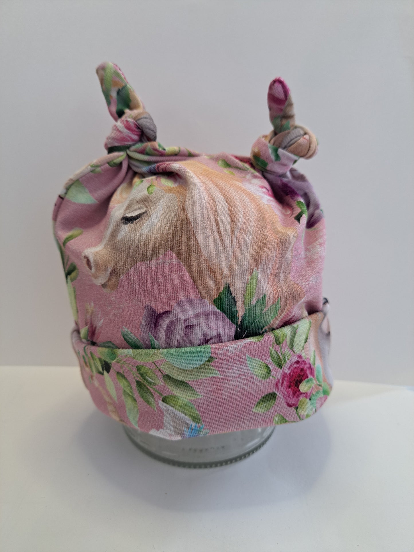 Bonnet bébé 0-3 mois - Licorne