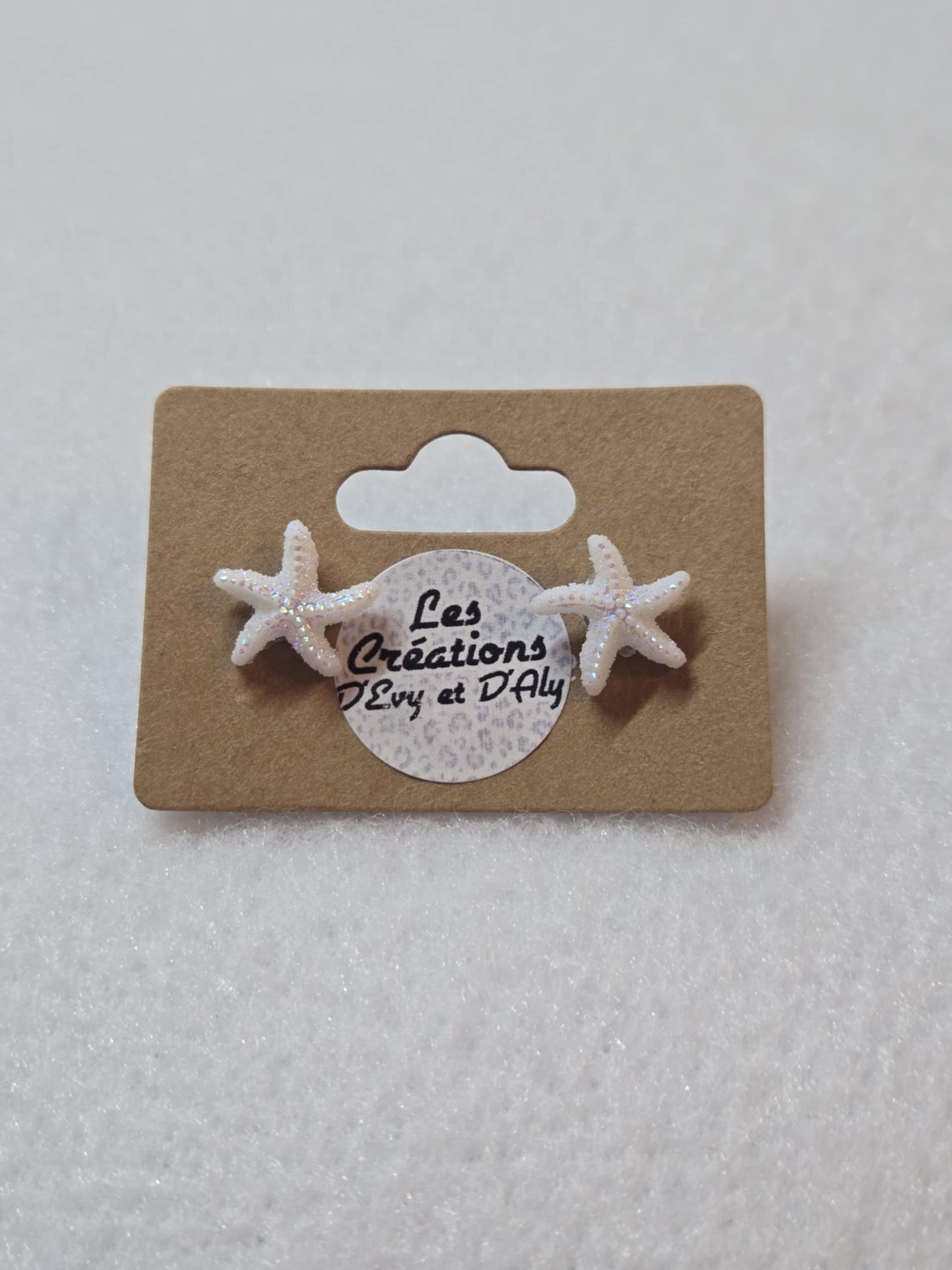 Boucles d'oreille d'Evy - Étoile de mer