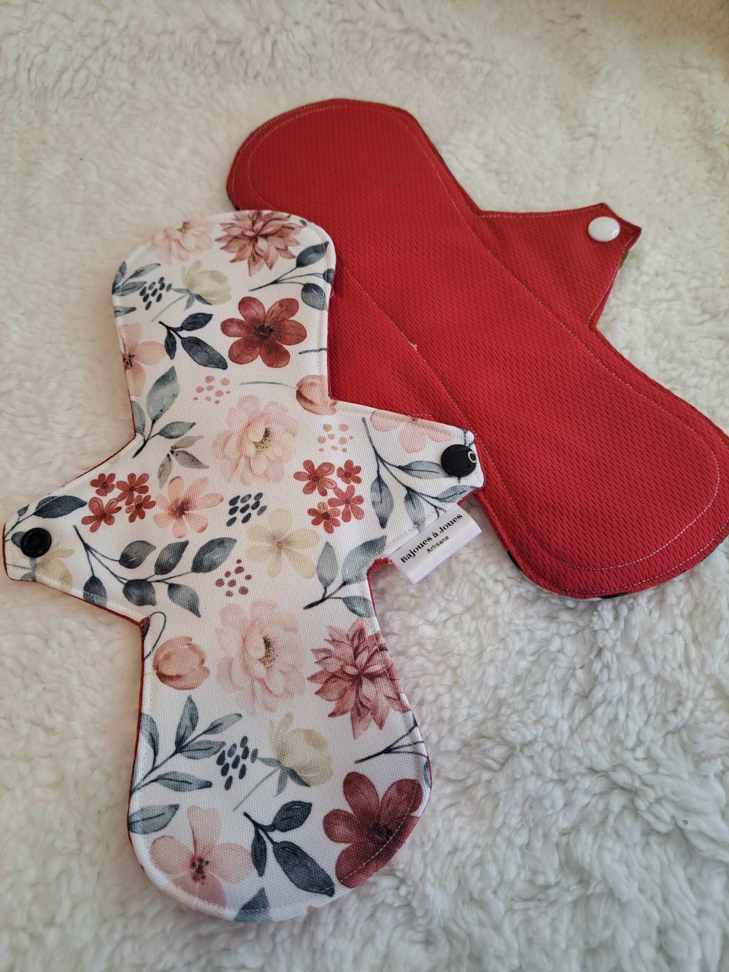 Régulière 10'' - Fleur rouge (effet au sec)
