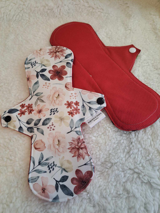 Régulière 10'' - Fleur rouge (effet au sec)