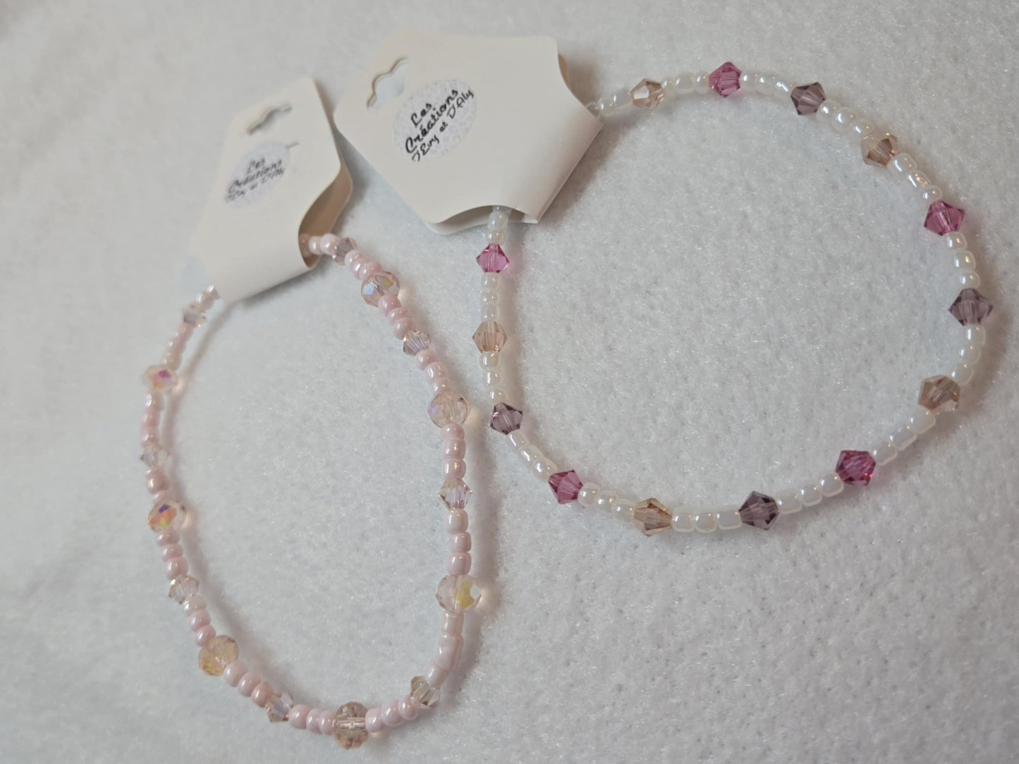 Chaine de cheville en crystaux