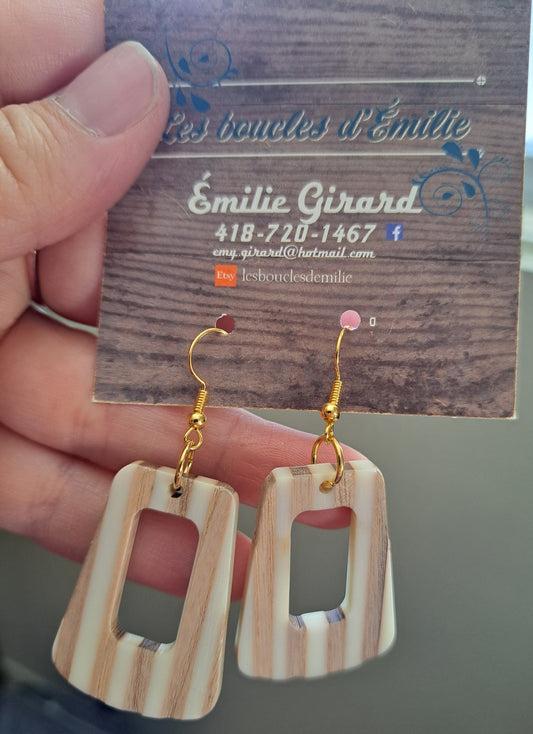 Boucles d'oreilles - Blanc