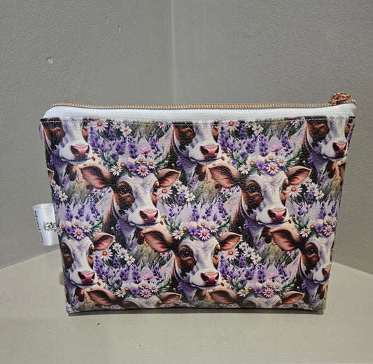 Trousse en cuirette - Vache