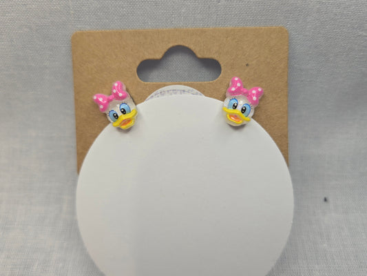Boucles d'oreille d'Evy - souris et canard