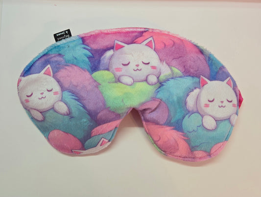 Masque de sommeil - Chat puffy