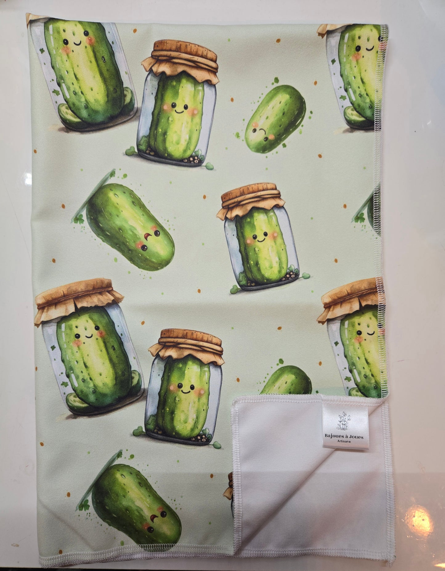 Linge à vaisselle - Pot de cornichons