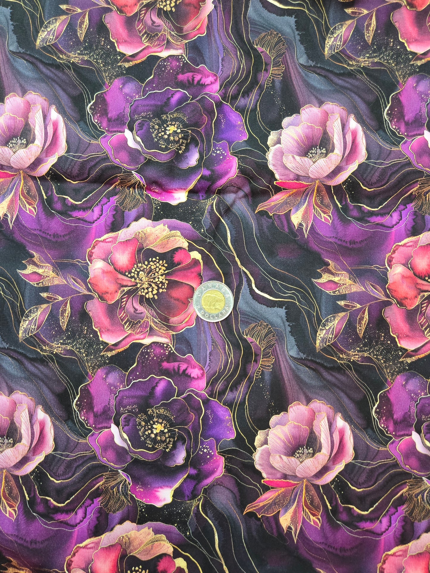 Coton - fleur mauve