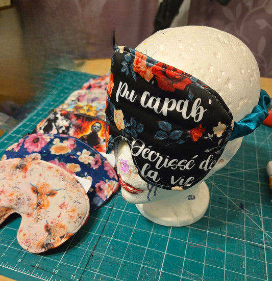 Masque de sommeil - SUR DEMANDE