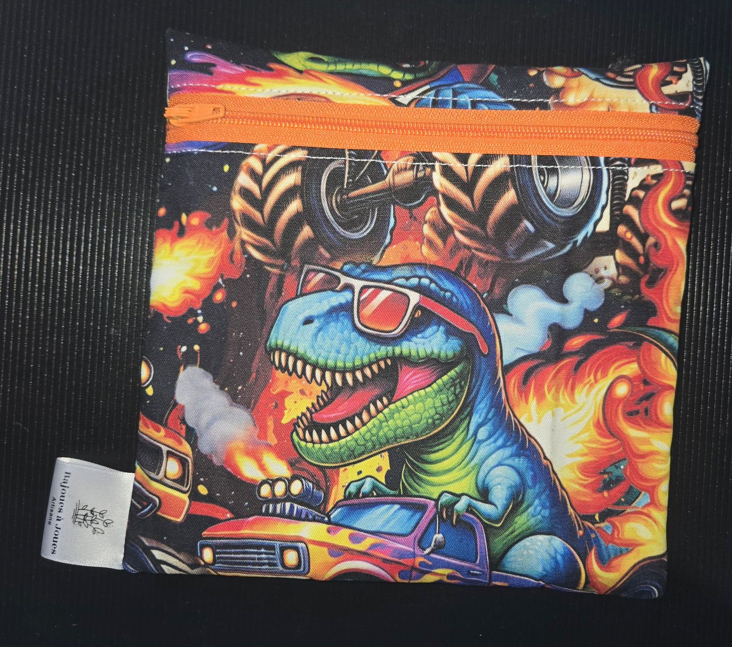 Sacs à collation - dino monster truck