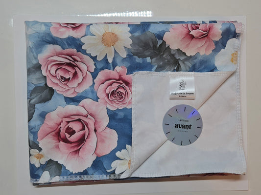 Linges à vaisselle - Marguerite et rose