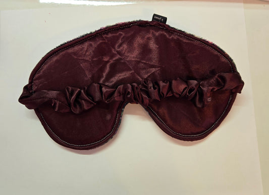 Masque de sommeil - Crâne et fleur