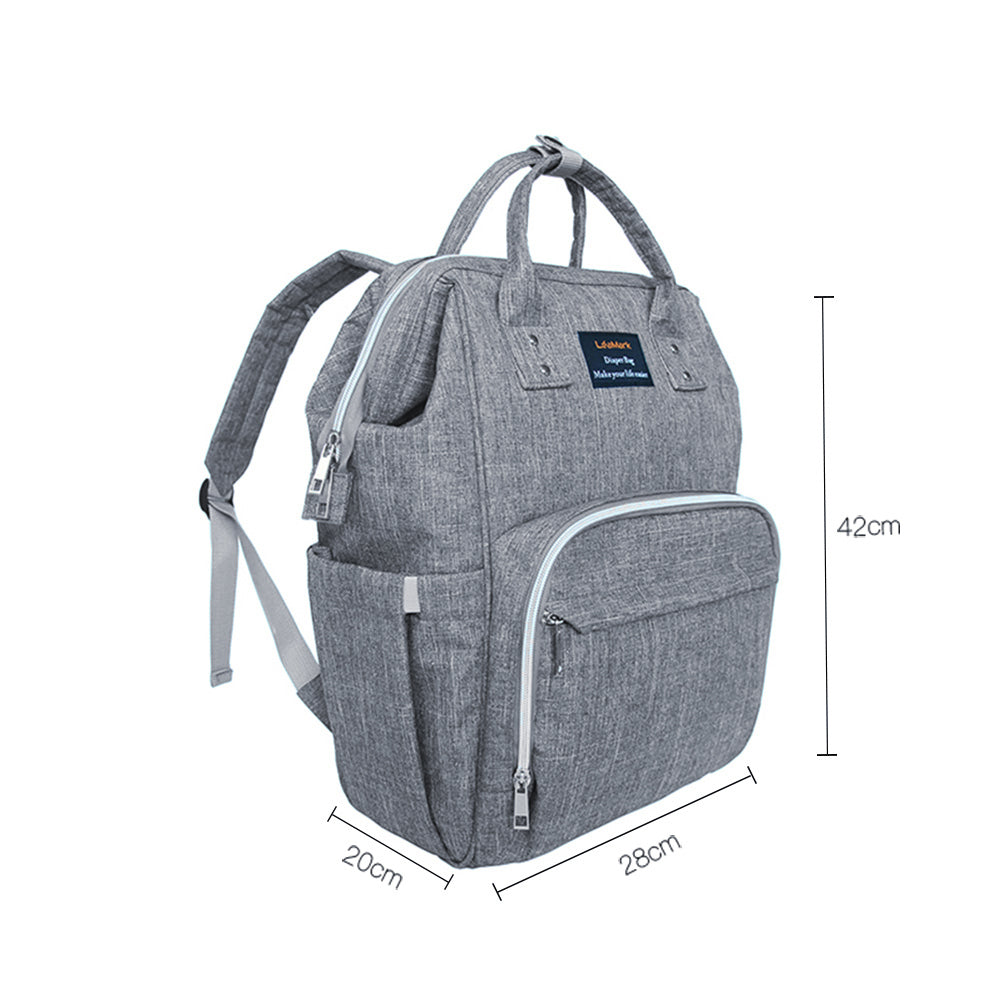LeaMark Sac à langer Sac à dos Maternité Nappy - Sac étanche multifonction -