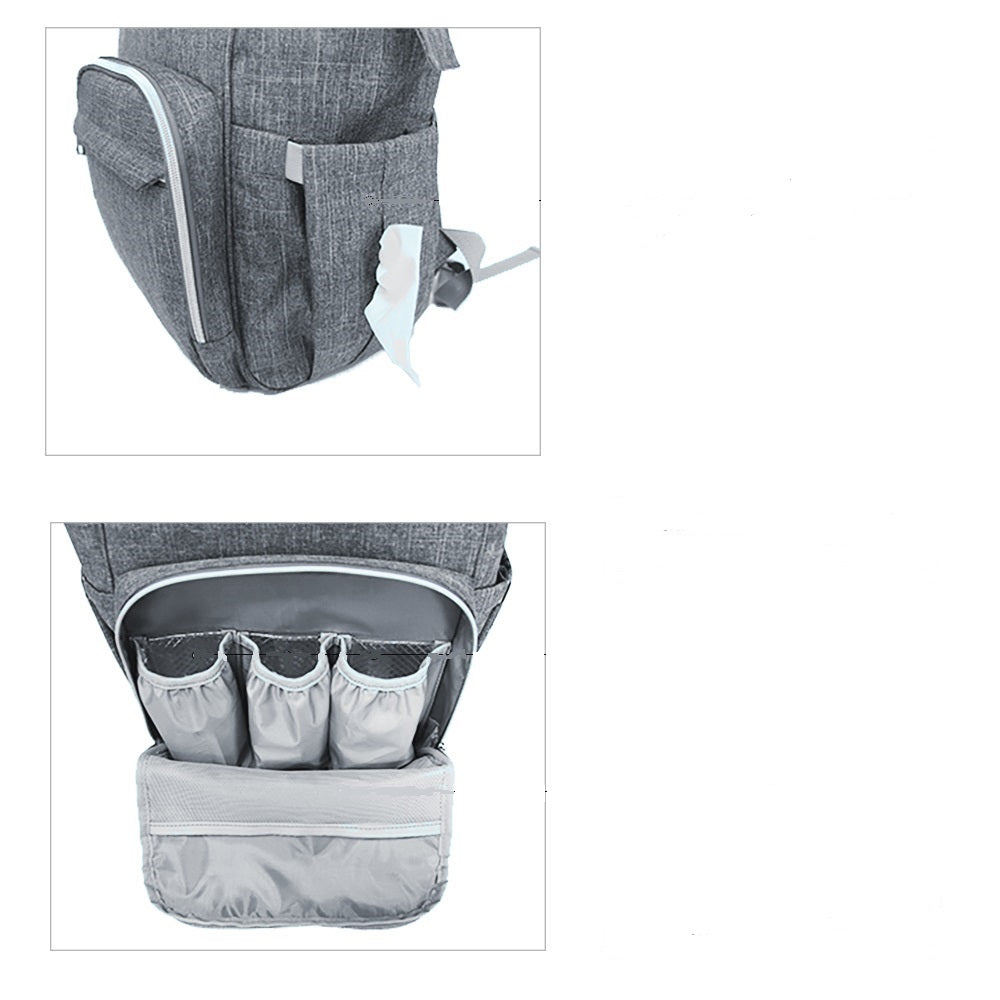 LeaMark Sac à langer Sac à dos Maternité Nappy - Sac étanche multifonction -