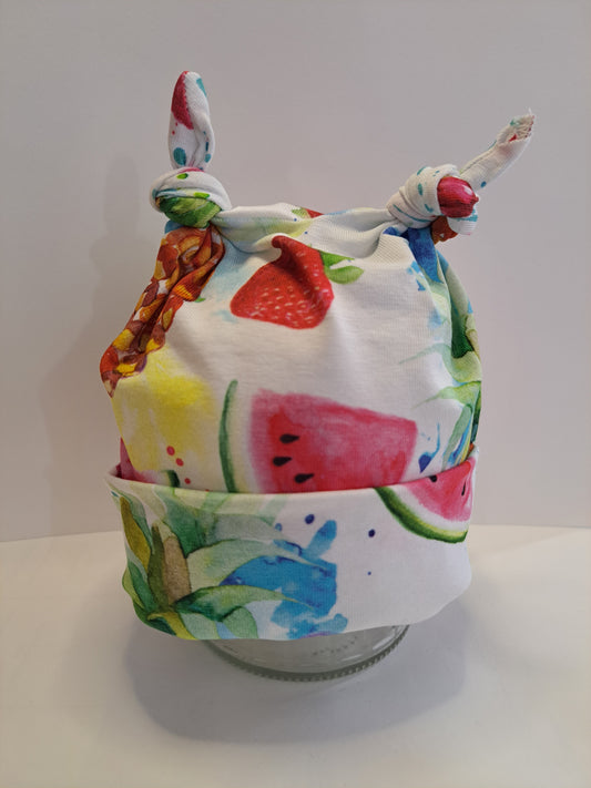 Bonnet bébé  0-3 mois - Salade de fruit