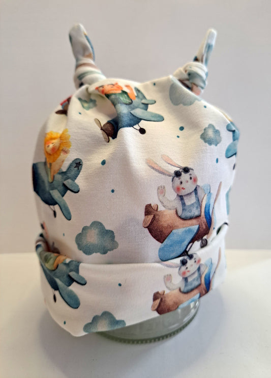 Bonnet bébé  0-3 mois - Avions