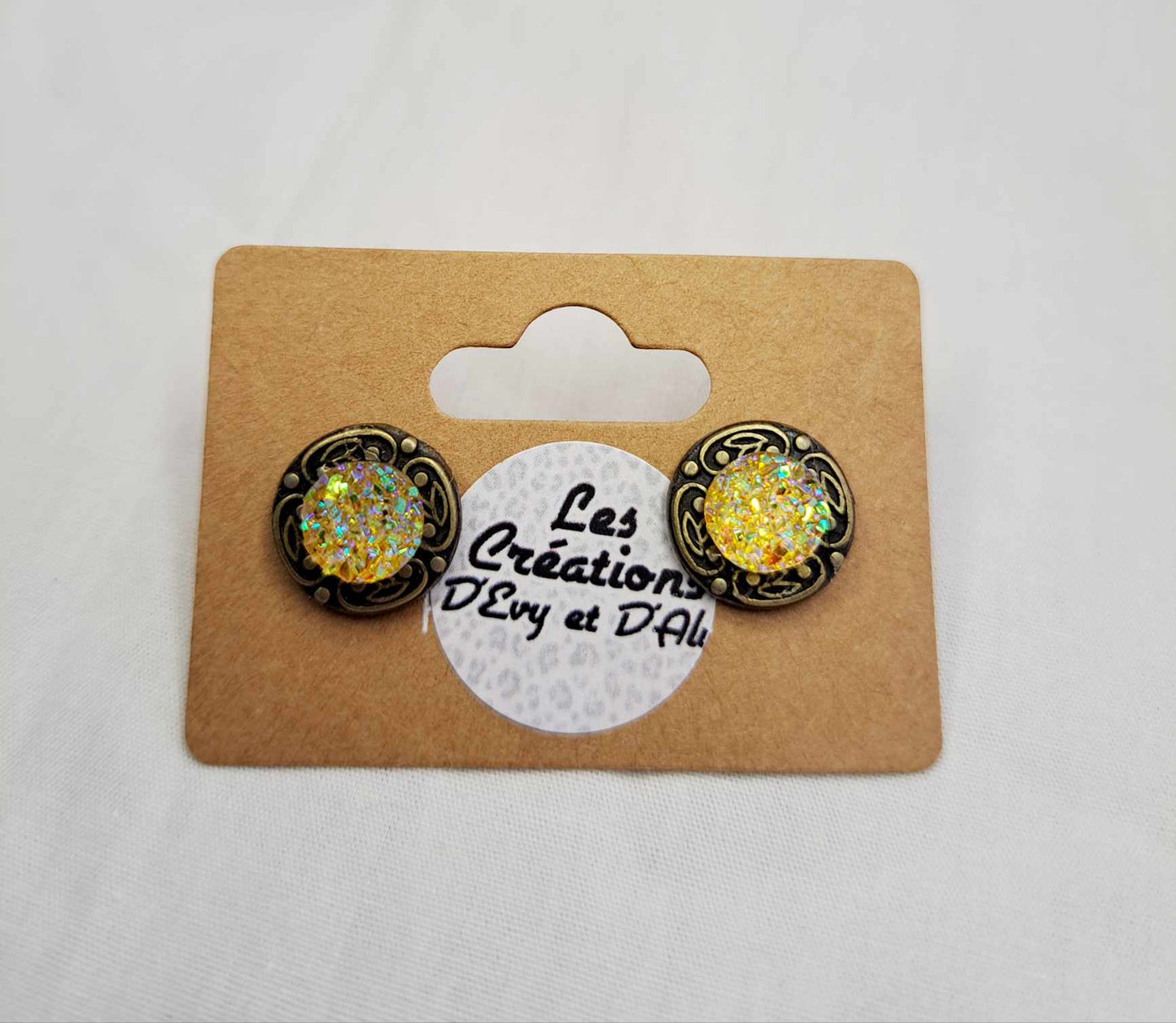 Boucles D'oreille d'Evy - Jaune