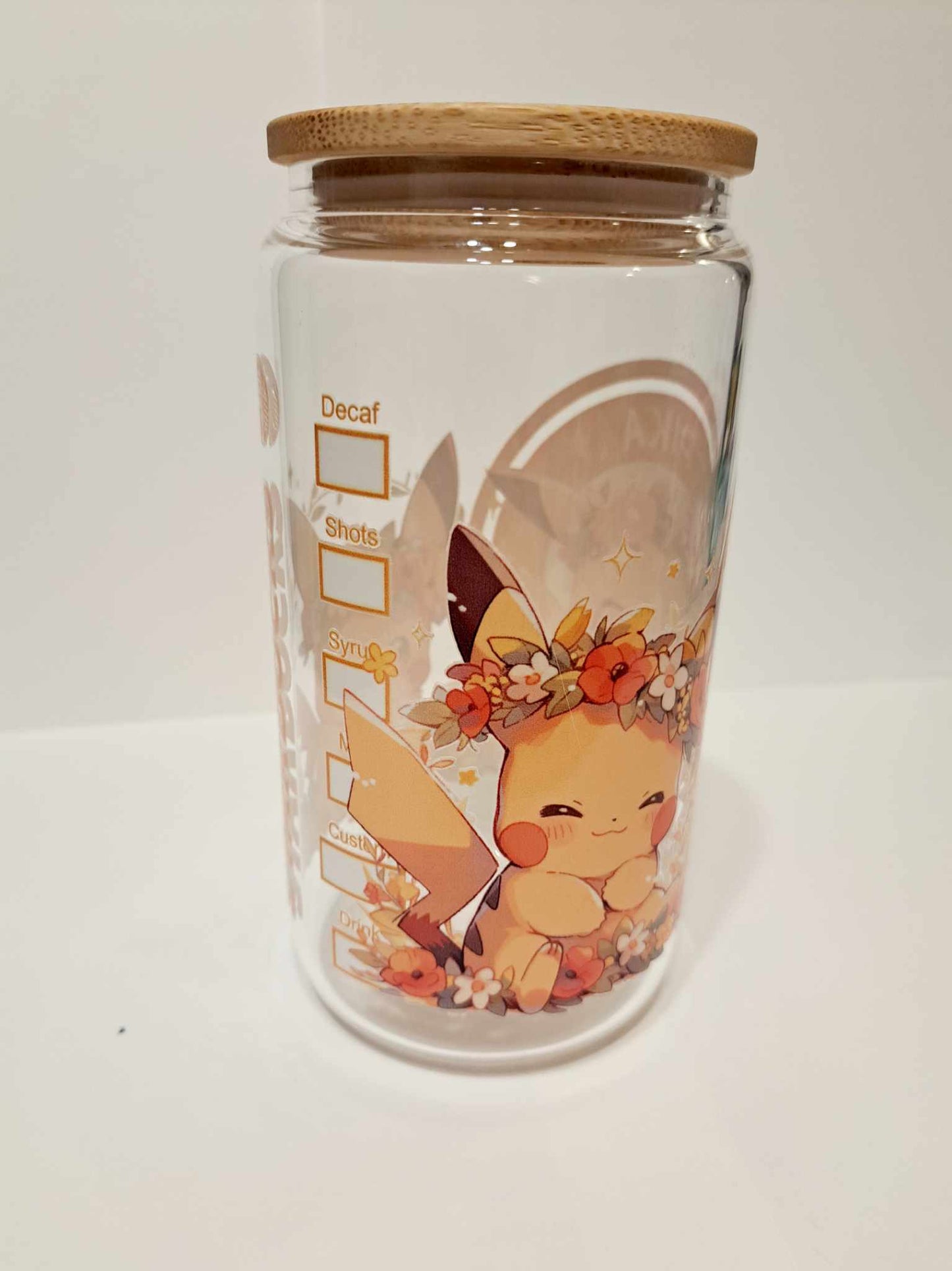 Gobelet en verre avec paille - Pikachu Starbucks