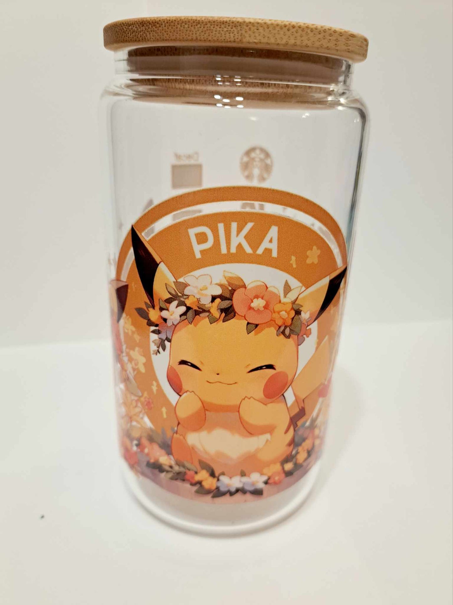 Gobelet en verre avec paille - Pikachu Starbucks