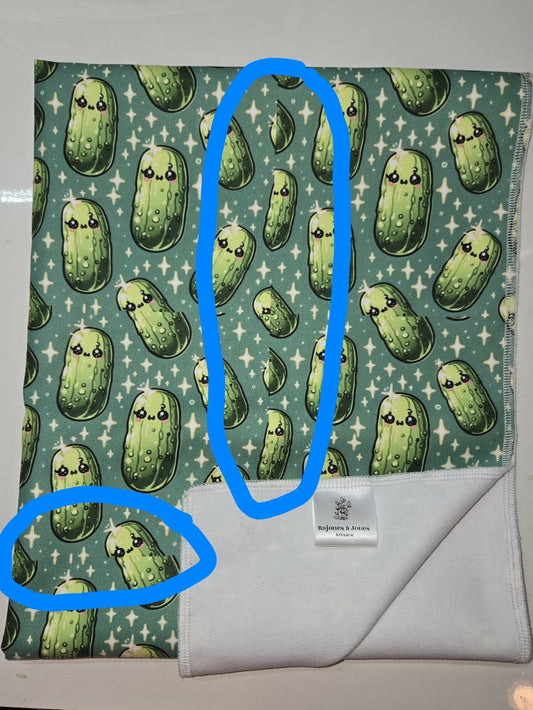 Linge à vaisselle - Cornichons (DÉFAUTS)