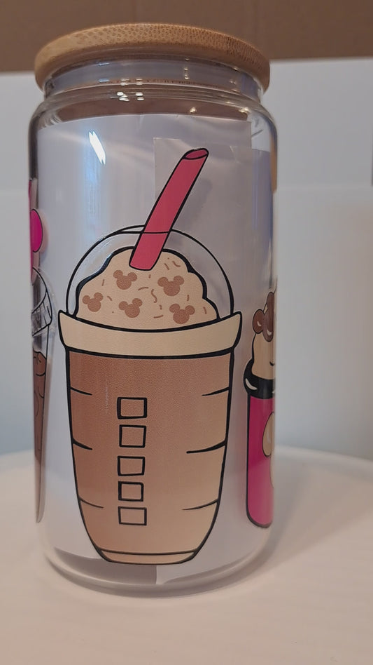 Verre avec paille- Minni