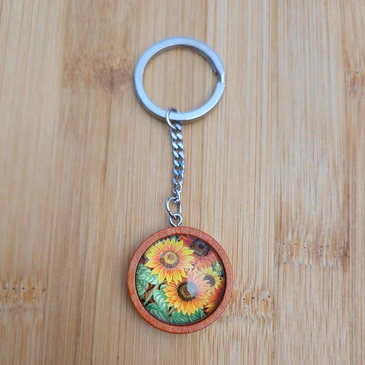 Porte-clé - Tournesols