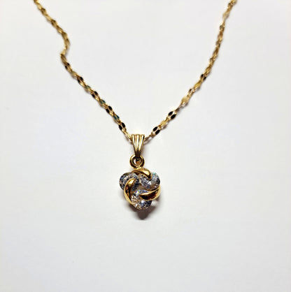 Collier  et pendentif- Coeur