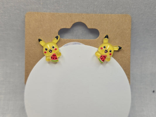 Boucles d'oreille d'Evy - attaque jaune