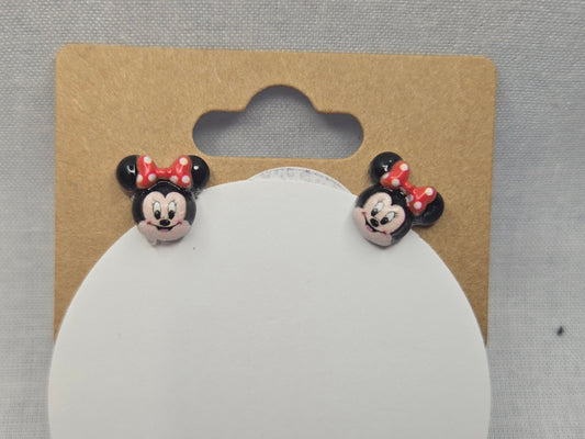 Boucles d'oreille d'Evy - souris et canard