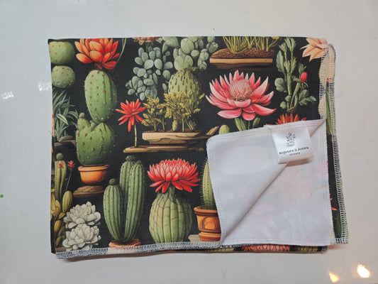 Linges à vaisselle - Cactus en pot