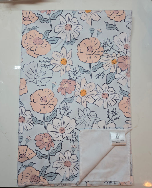 Linge à vaisselle - Fleur pastel