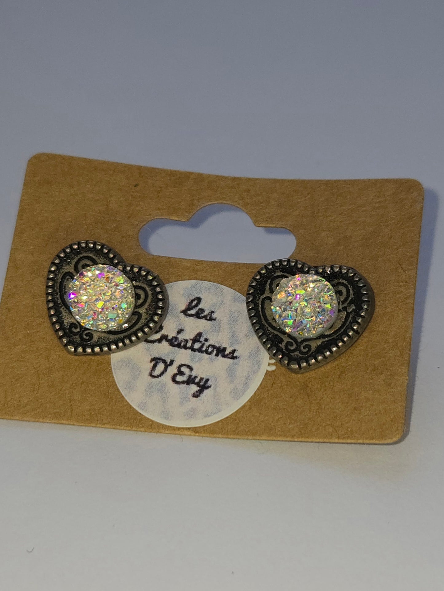 Boucles d'Evy - Coeur métalique