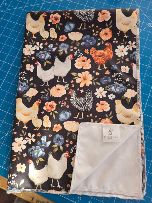 Linge à vaisselle - Poules